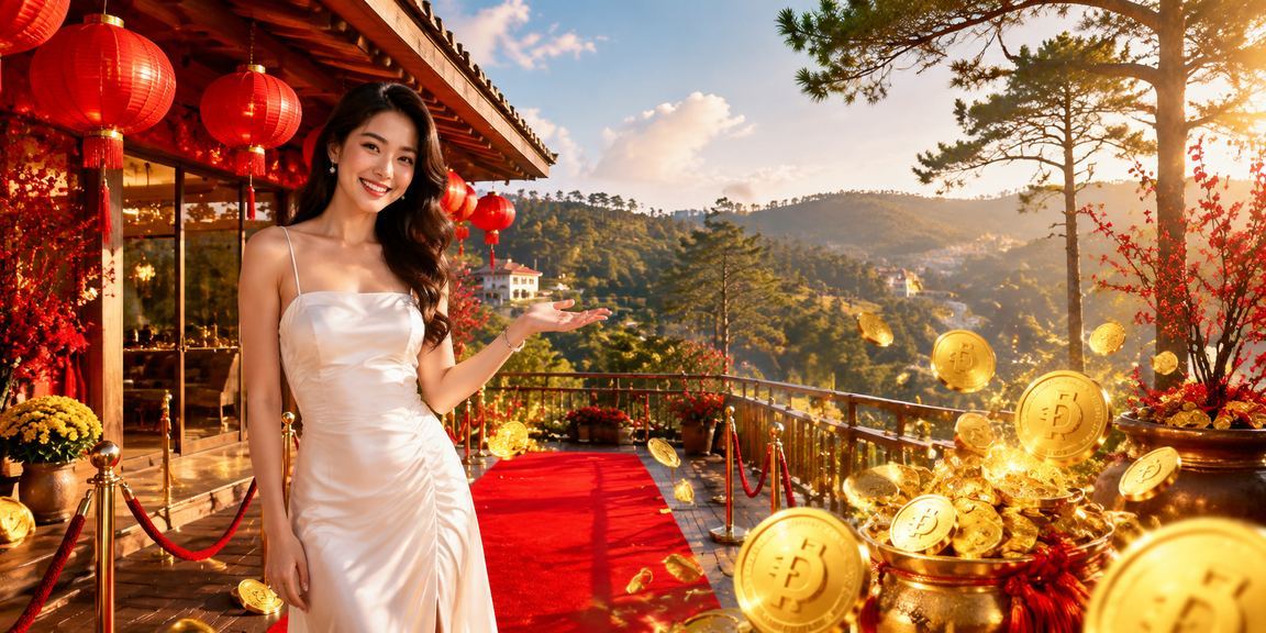 Không khí lễ hội cá cược trực tuyến tại Đà Lạt với ánh đèn rực rỡ