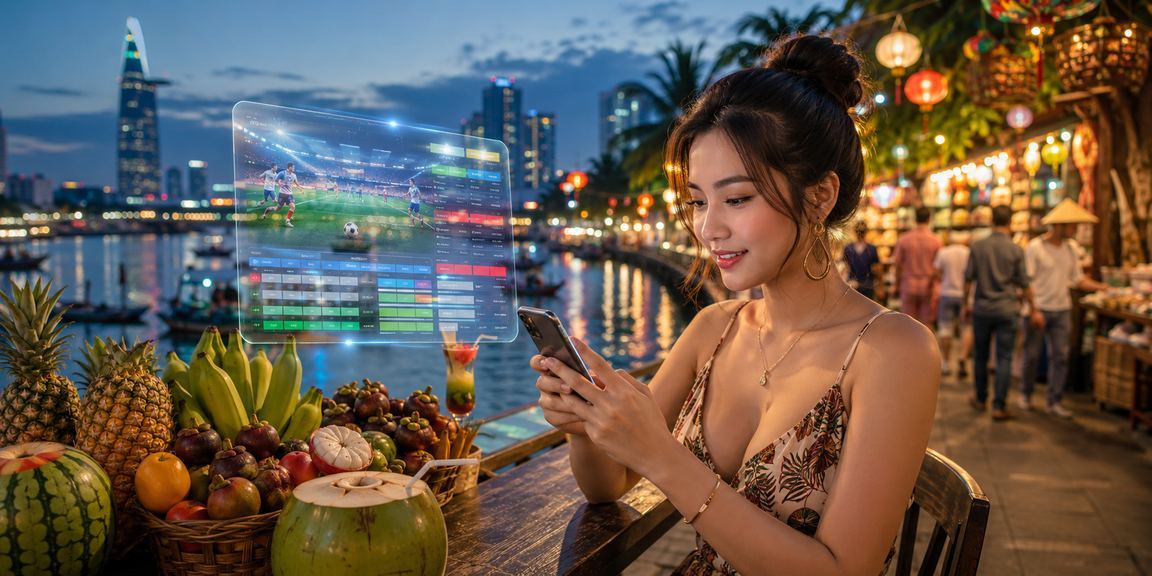 Người dùng tại Sài Gòn trải nghiệm giải trí di động có trách nhiệm bên bờ biển
